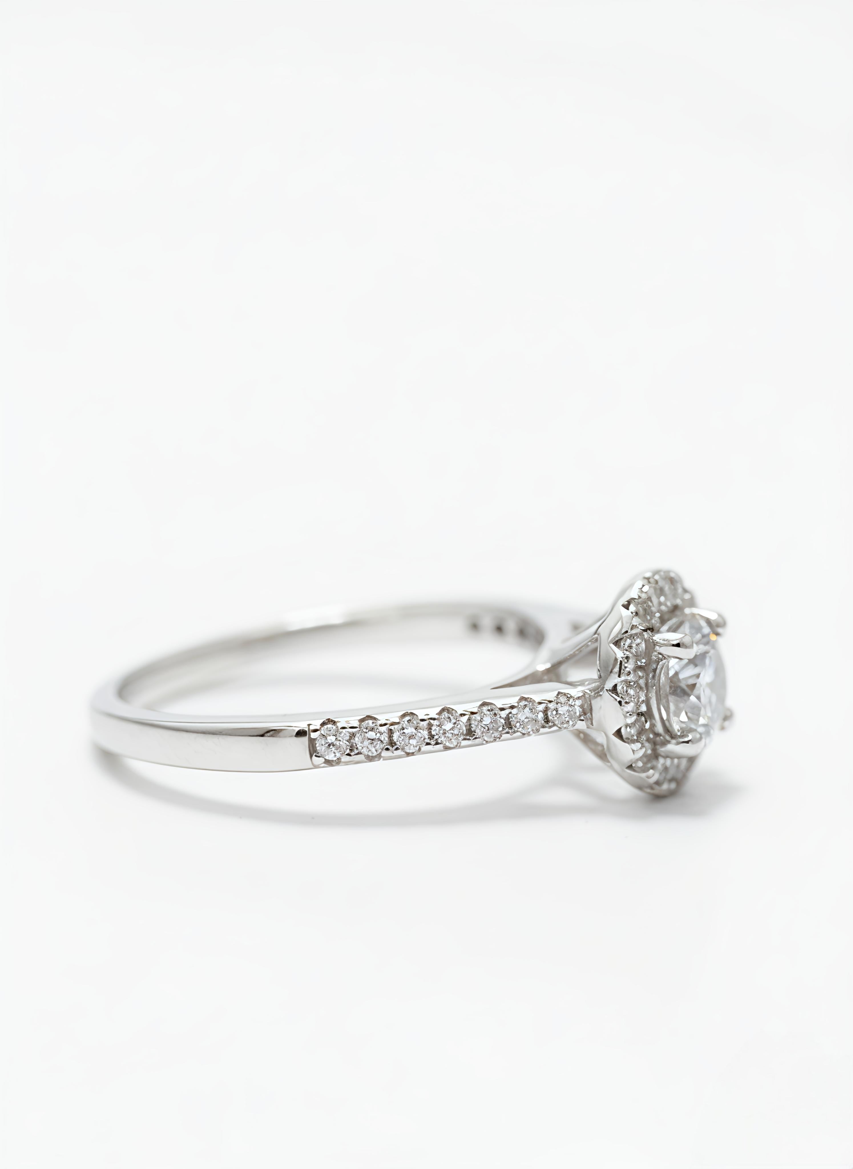 “Celeste Halo Ring”